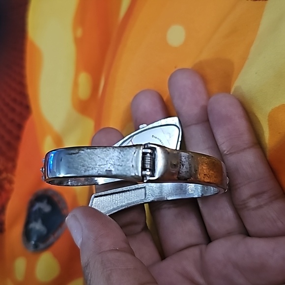 Black And Silver Clamper Watch - Picture 5 of 6